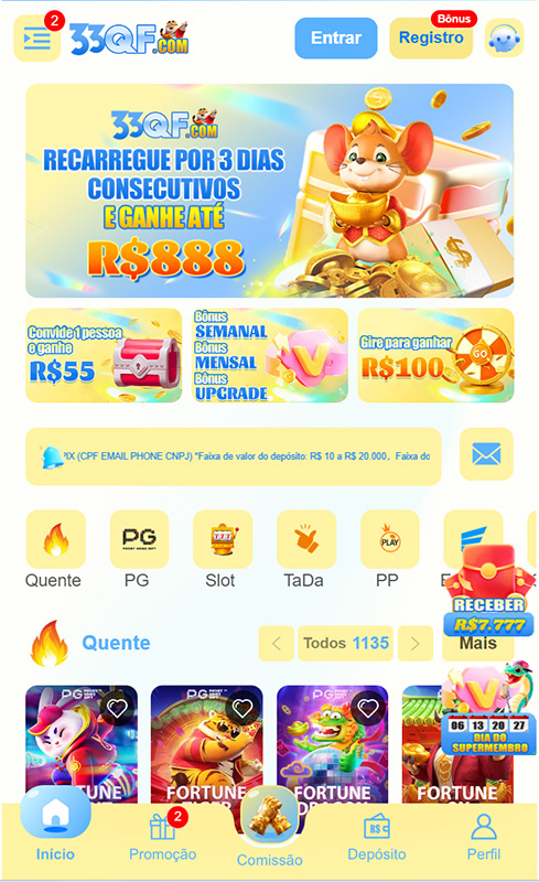 33QF – Apostas Online com Qualidade, Rapidez e Diversão